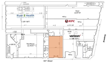 658 W 181st St, New York, NY for lease Floor Plan- Image 2 of 2