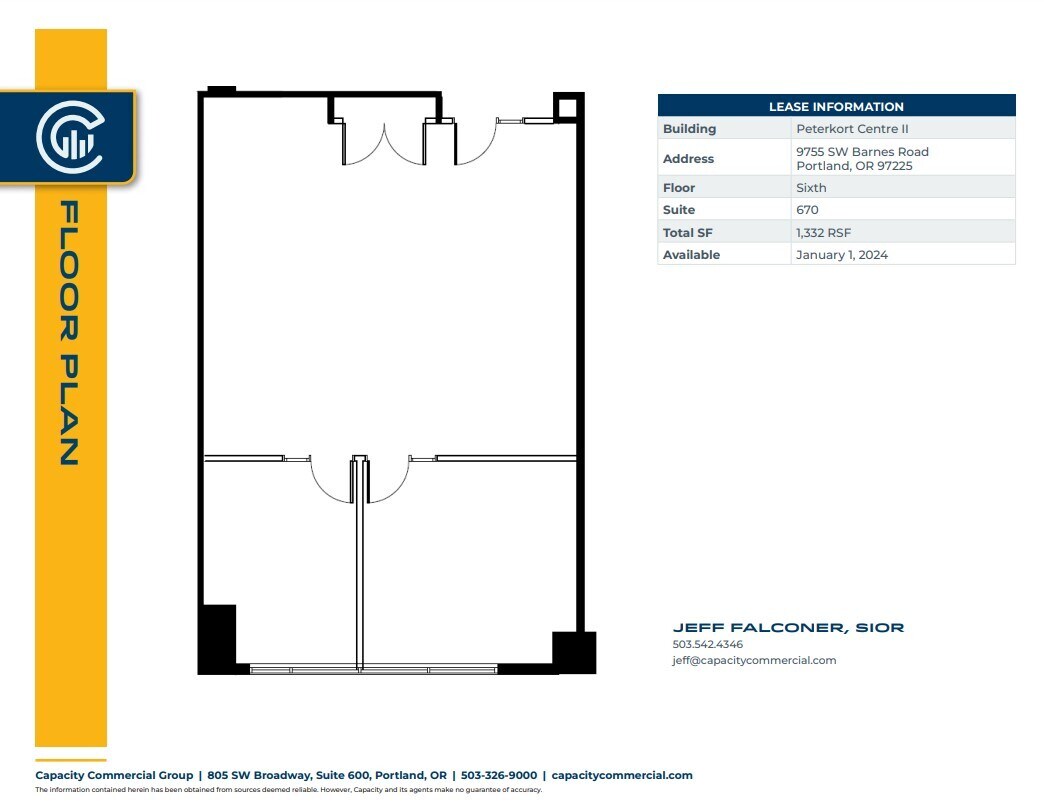 9755 SW Barnes Rd, Portland, OR for lease Floor Plan- Image 1 of 1