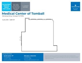 155 School St, Tomball, TX for lease Floor Plan- Image 1 of 1