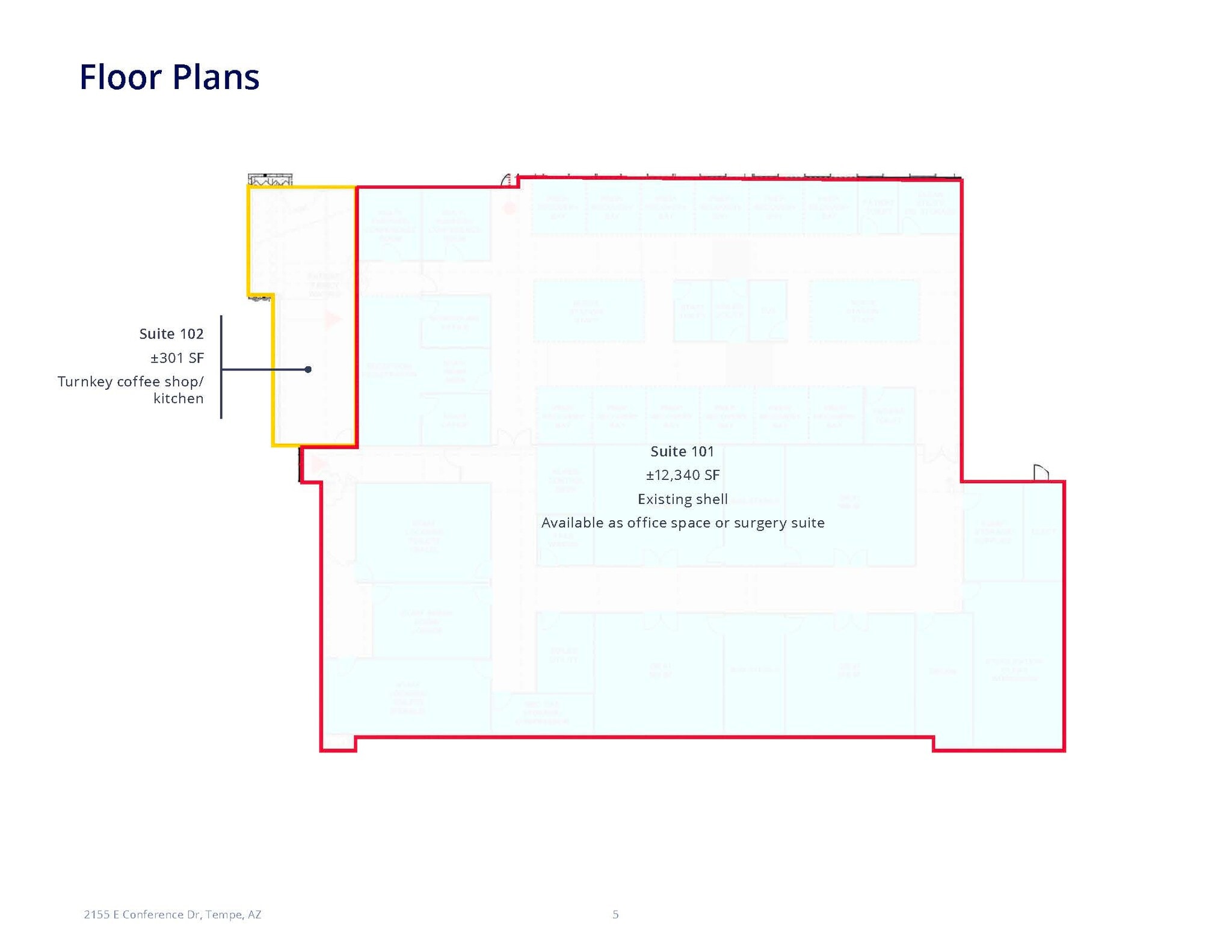 2155 E Conference Dr, Tempe, AZ for lease Floor Plan- Image 1 of 1