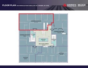 5414 Pinnacle Point Dr, Rogers, AR à louer Plan d’étage- Image 1 de 1