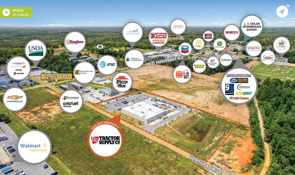 134 Ventura Dr, Lucedale, MS à vendre - Photo du bâtiment - Image 3 de 3