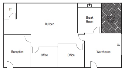 4883 Ronson Ct, San Diego, CA à louer Plan d’étage- Image 1 de 1