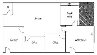 4883 Ronson Ct, San Diego, CA à louer Plan d’étage- Image 1 de 1