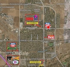 200 China Grade Loop, Bakersfield, CA - Aerial  map view