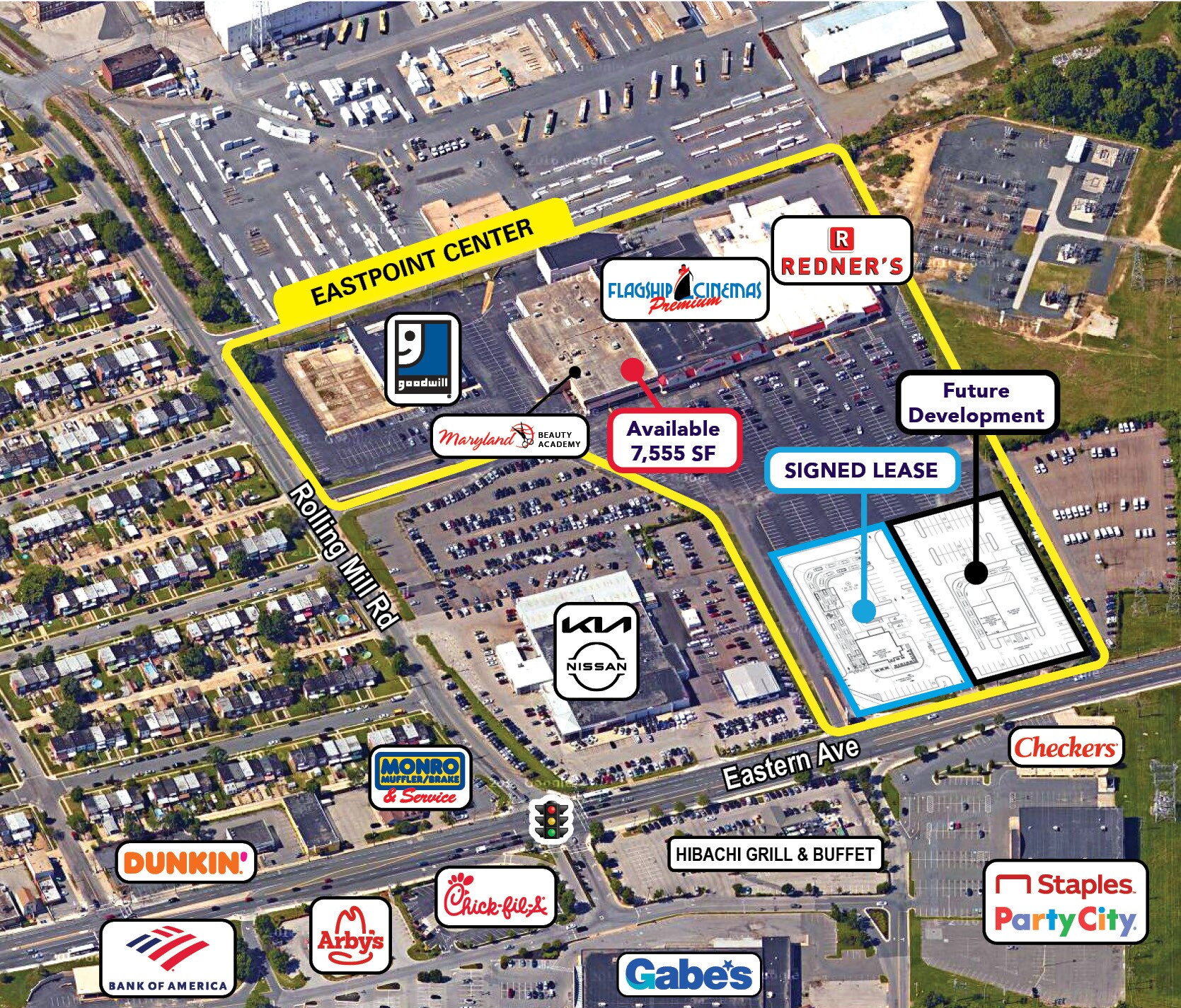 7930-7938 Eastern Ave, Baltimore, MD à louer Photo du bâtiment- Image 1 de 5