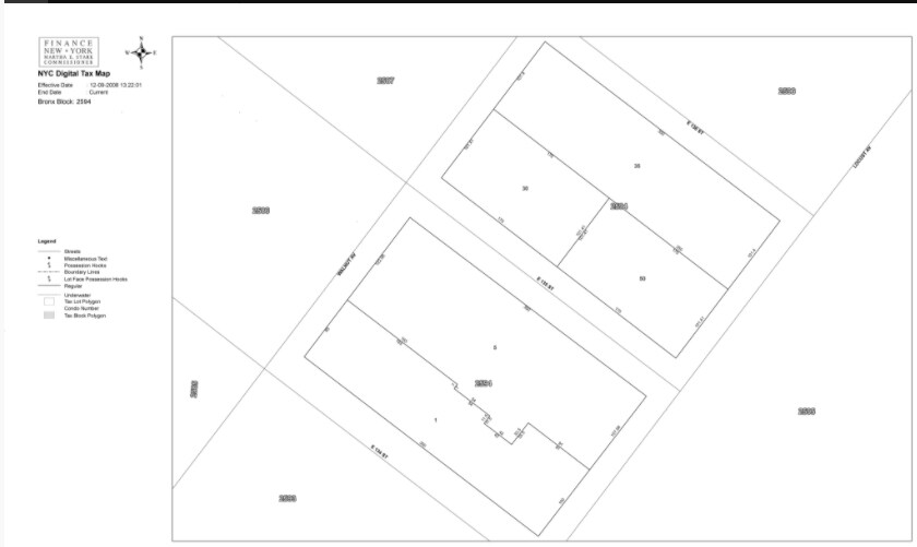 901-909 E 135th St, Bronx, NY à louer - Plan cadastral - Image 3 de 3