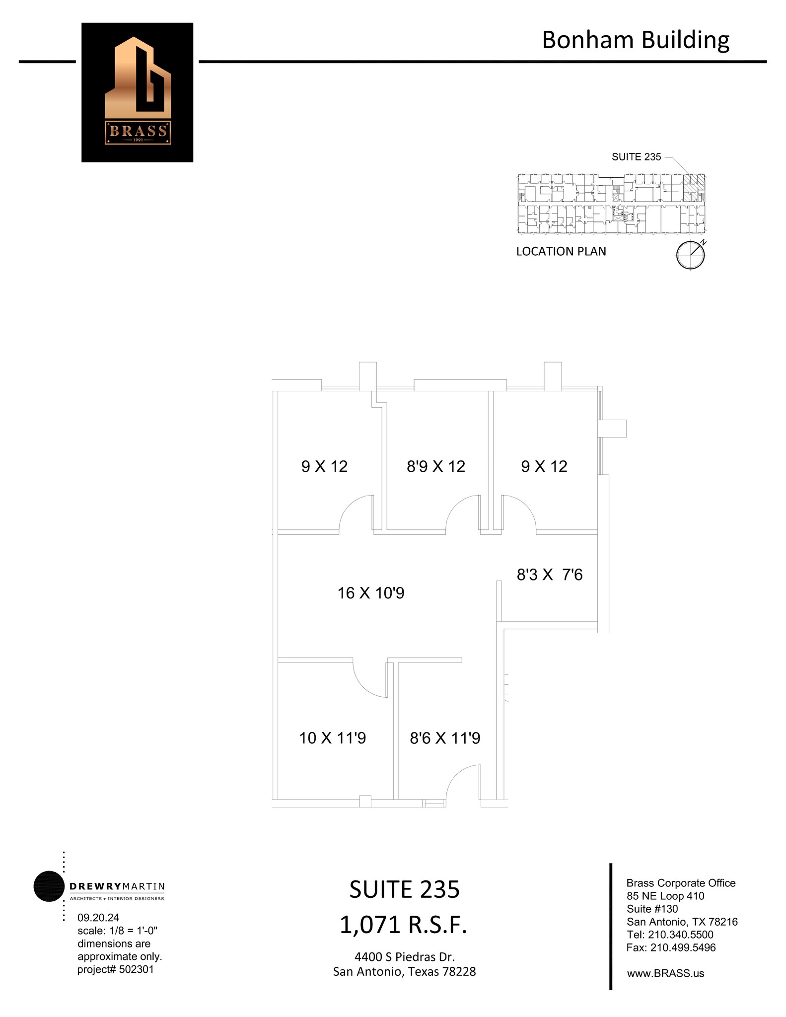 4400 S Piedras Dr, San Antonio, TX for lease Site Plan- Image 1 of 1