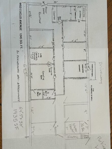 4453 Euclid Ave, San Diego, CA à louer - Plan d’étage - Image 3 de 4