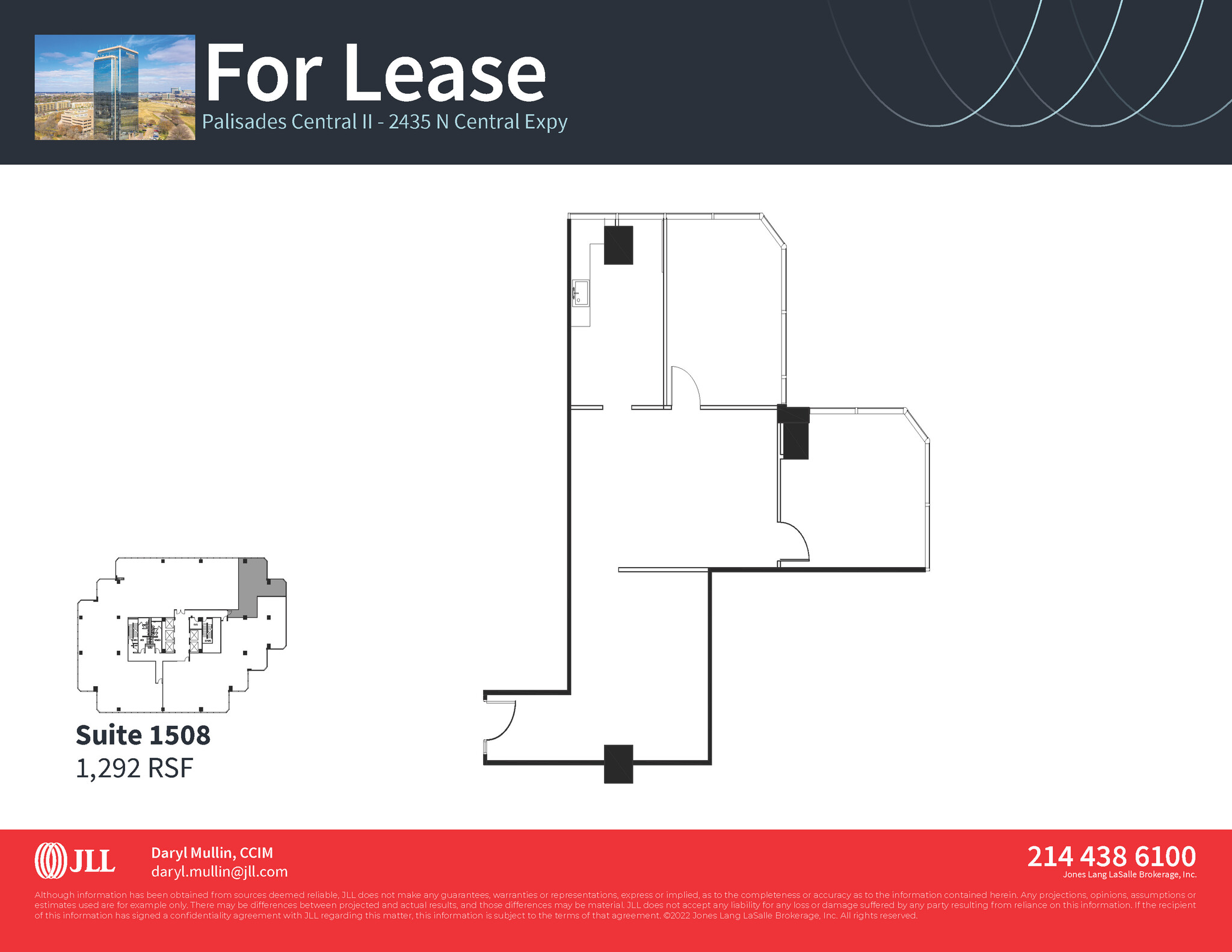 2425 & 2435 N Central Expy, Richardson, TX à louer Plan d  tage- Image 1 de 1