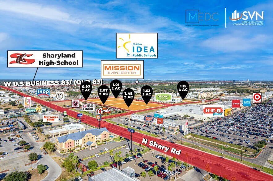 2401 Victoria Ave, Mission, TX à vendre - Aérien - Image 1 de 11