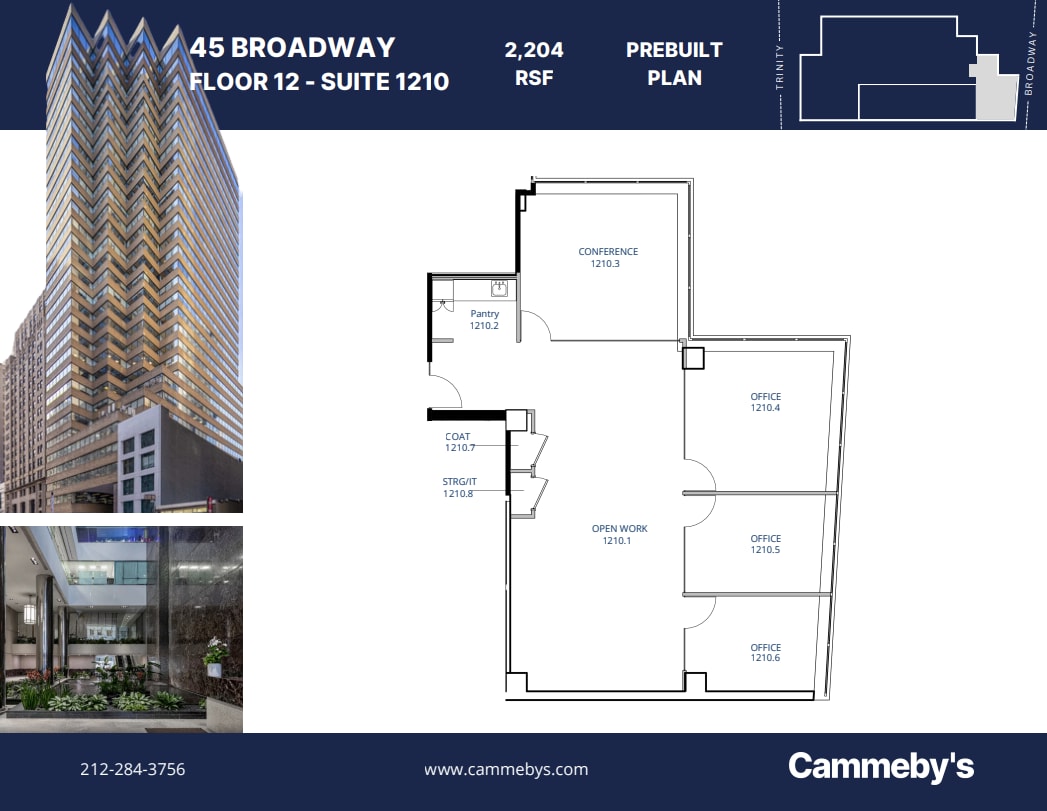 45 Broadway, New York, NY for lease Floor Plan- Image 1 of 1