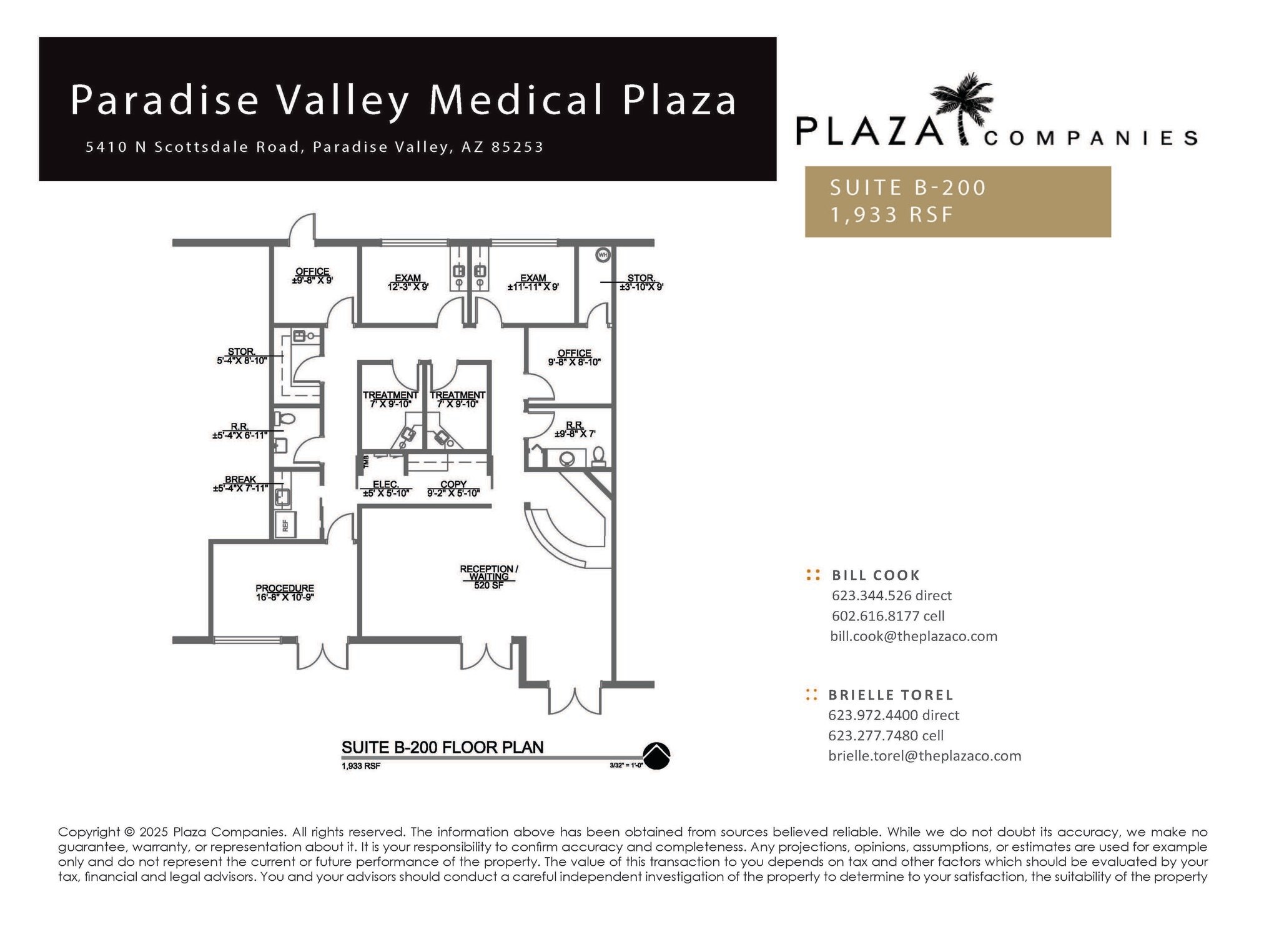 5410 N Scottsdale Rd, Paradise Valley, AZ for lease Floor Plan- Image 1 of 1