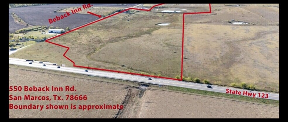 550 Beback Inn Rd, San Marcos, TX à vendre - Aérien - Image 3 de 9