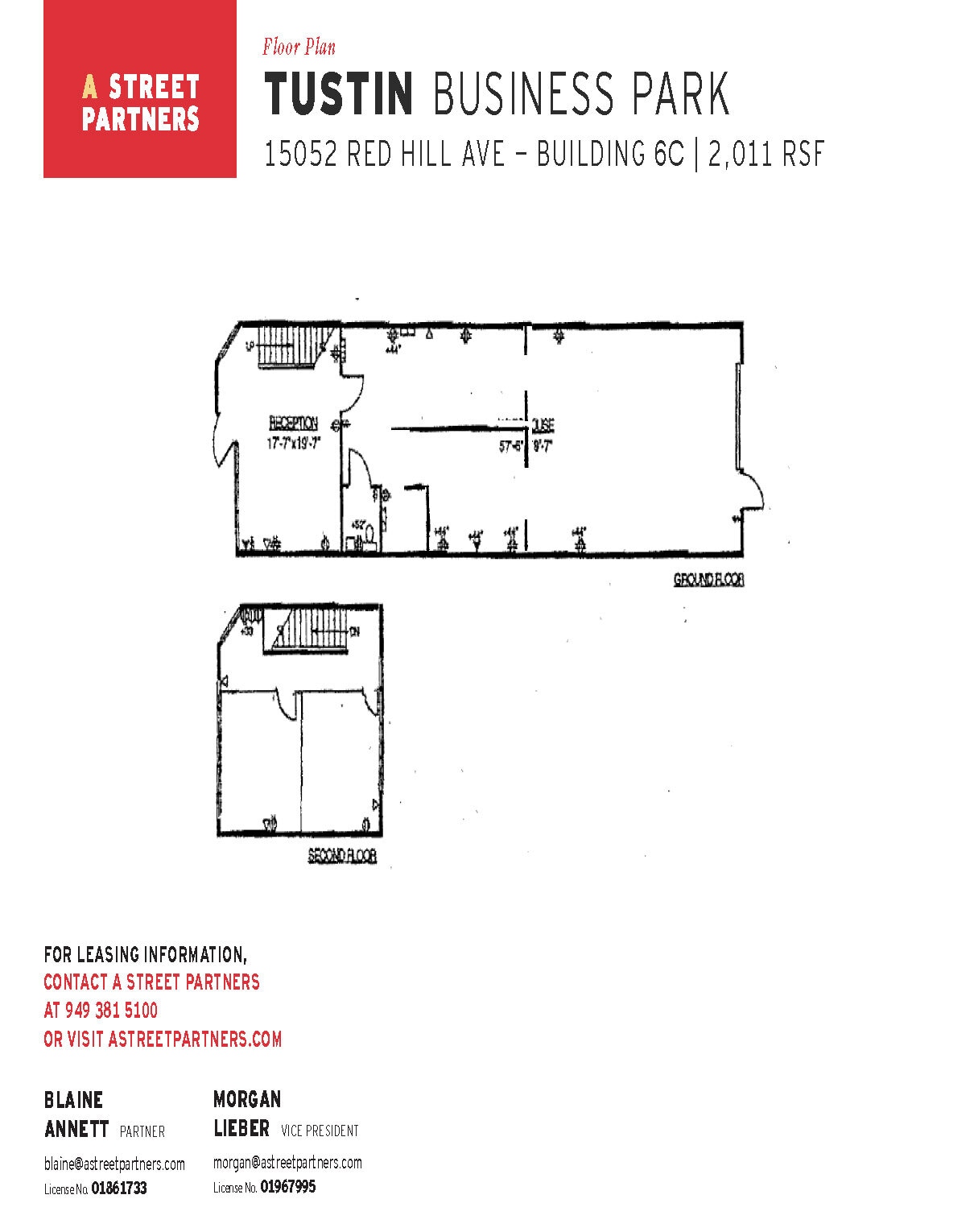 15102 Red Hill Ave, Tustin, CA for lease Floor Plan- Image 1 of 1