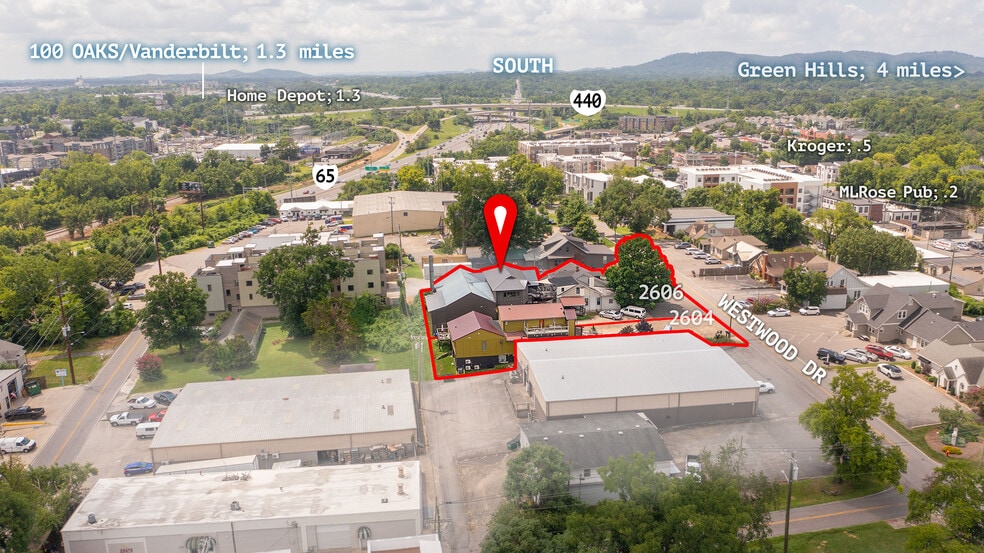 2606 Westwood Dr, Nashville, TN for sale - Aerial - Image 2 of 41