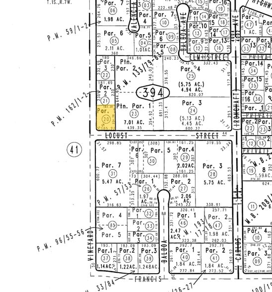 1561 S Vineyard Ave, Ontario, CA for sale - Plat Map - Image 2 of 14