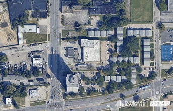 1893 E 55th St, Cleveland, OH - AERIAL  map view