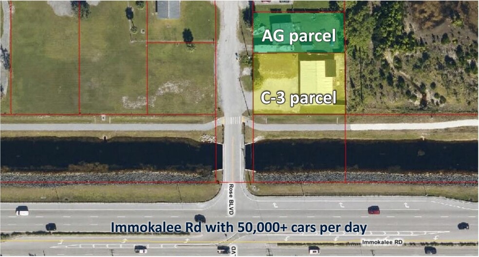 100-110 Rose Blvd, Naples, FL for sale - Aerial - Image 2 of 2