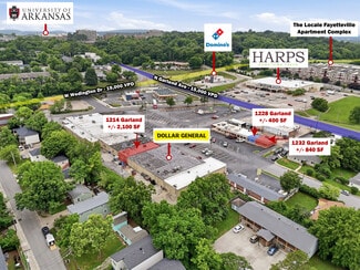 Plus de détails pour 1200-1220 N Garland Ave, Fayetteville, AR - Bureau/Commerce de détail, Commerce de détail à louer