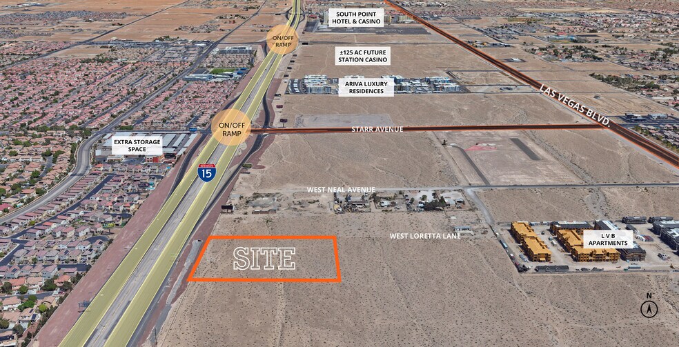 I15 & SWC of Loretta Ln, Las Vegas, NV à vendre - Photo du bâtiment - Image 2 de 5