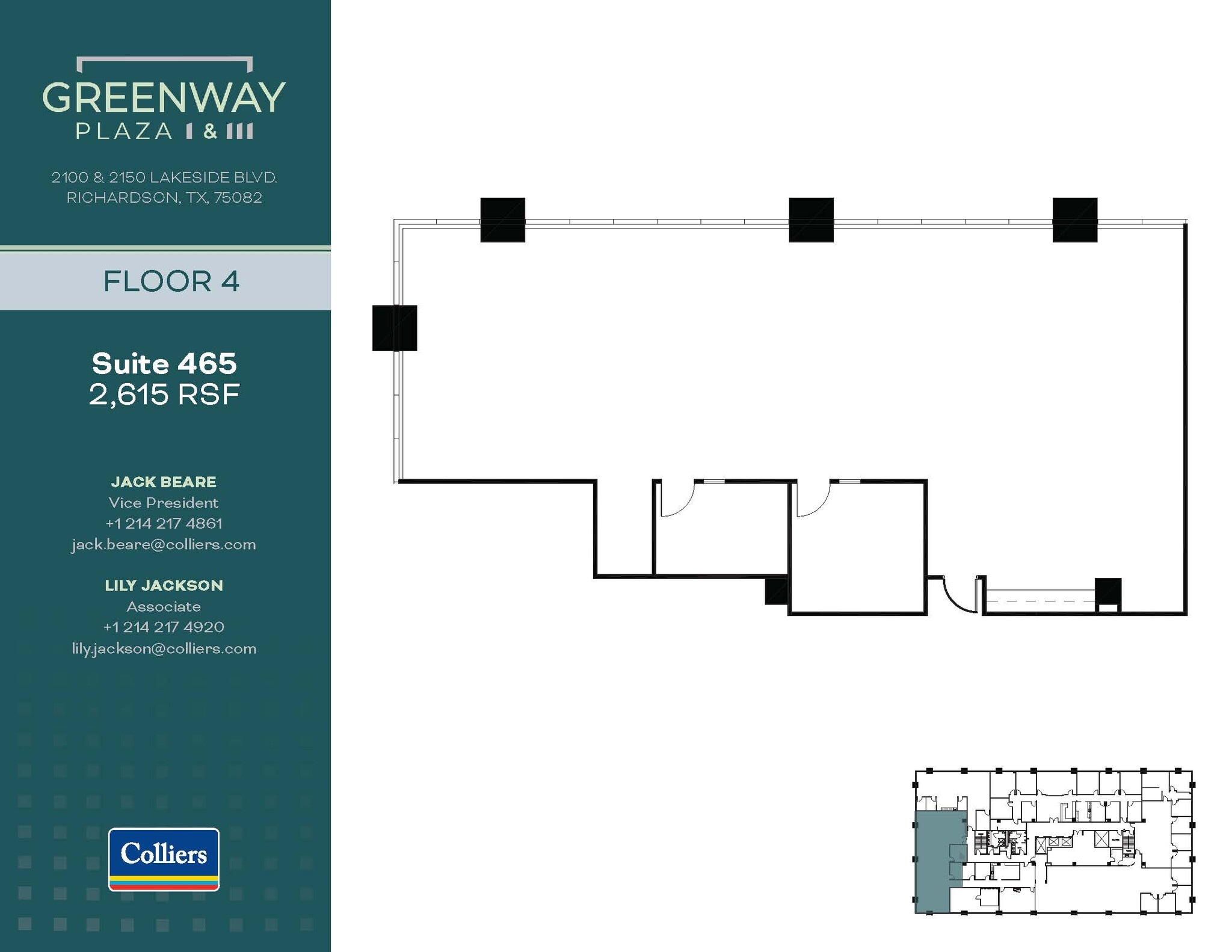 2100 & 2150 Lakeside Blvd, Richardson, TX for lease Floor Plan- Image 1 of 1