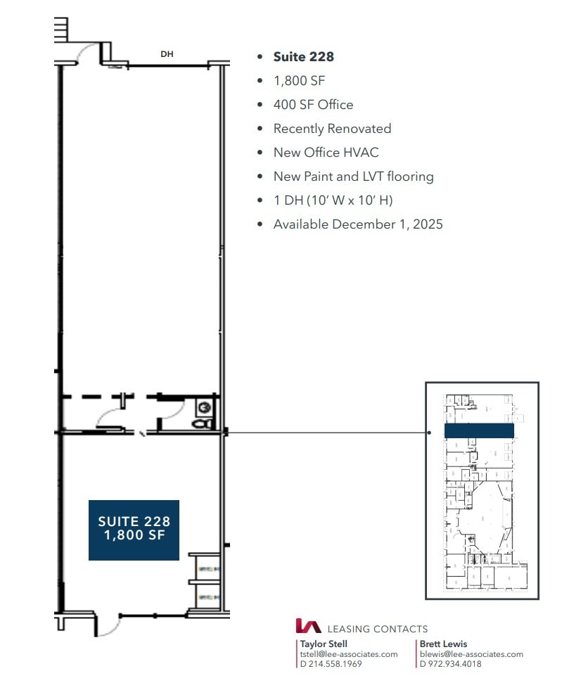 11550 Plano Rd, Dallas, TX for lease Floor Plan- Image 1 of 1