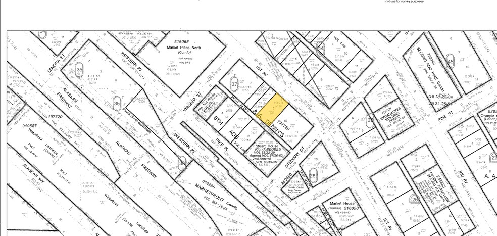 1917-1921 1st Ave, Seattle, WA à vendre - Plan cadastral - Image 1 de 1