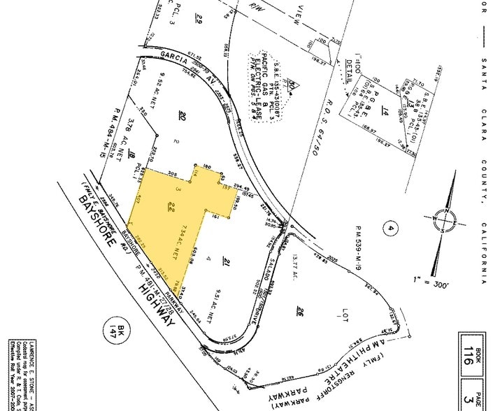 2450 Bayshore Pky, Mountain View, CA for lease - Plat Map - Image 3 of 3