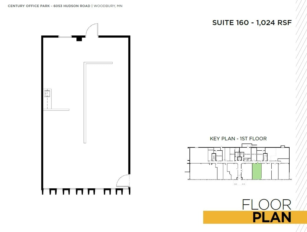 6043 Hudson Rd, Woodbury, MN à louer Plan d’étage- Image 1 de 1