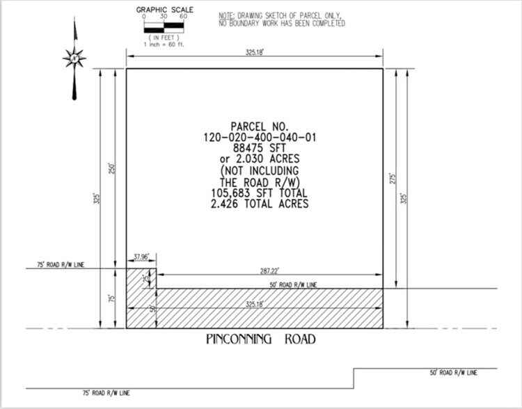 00 E Pinconing East Pinconning Road Road, Pinconning, MI à vendre - Plan de site - Image 2 de 2