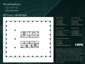 444 S Flower St, Los Angeles, CA à louer Plan d’étage- Image 1 de 1
