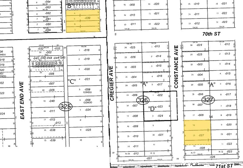 7041-7074 S Constance Ave, Chicago, IL à vendre - Plan cadastral - Image 2 de 33