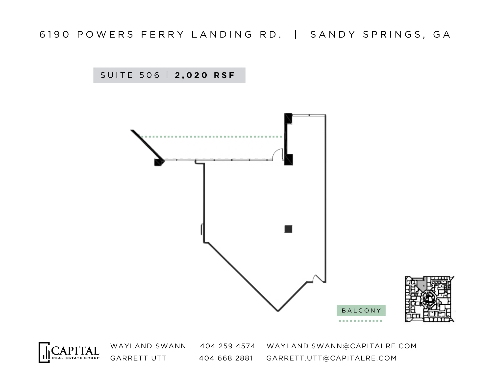 6190 Powers Ferry Landing Rd, Atlanta, GA à louer Plan d’étage- Image 1 de 1