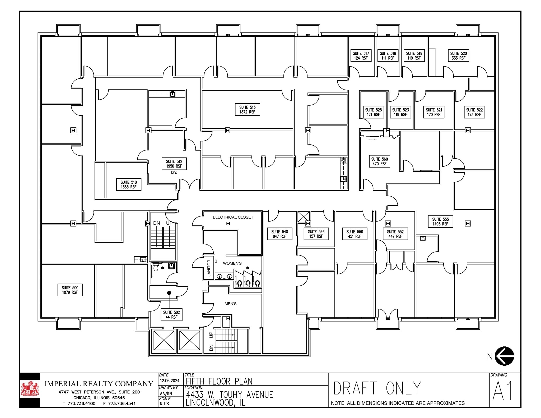 4433 W Touhy Ave, Lincolnwood, IL for lease Site Plan- Image 1 of 1