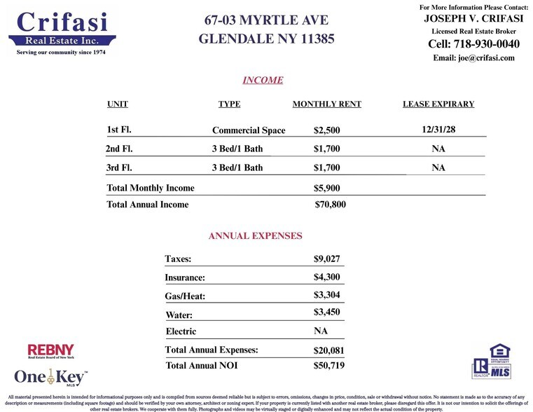 6703 Myrtle Ave, Glendale, NY à vendre - Photo du bâtiment - Image 3 de 28
