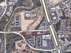 UTSA Boulevard At UTEX Blvd, San Antonio, TX - Aérien Vue de la carte - Image1