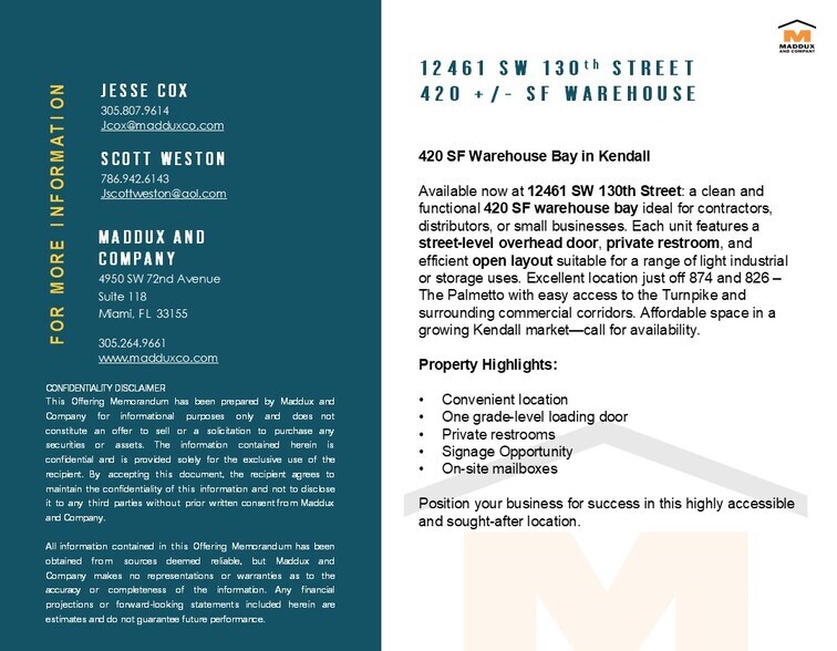 12461-12471 SW 130th St, Miami, FL à louer - Photo du bâtiment - Image 2 de 5