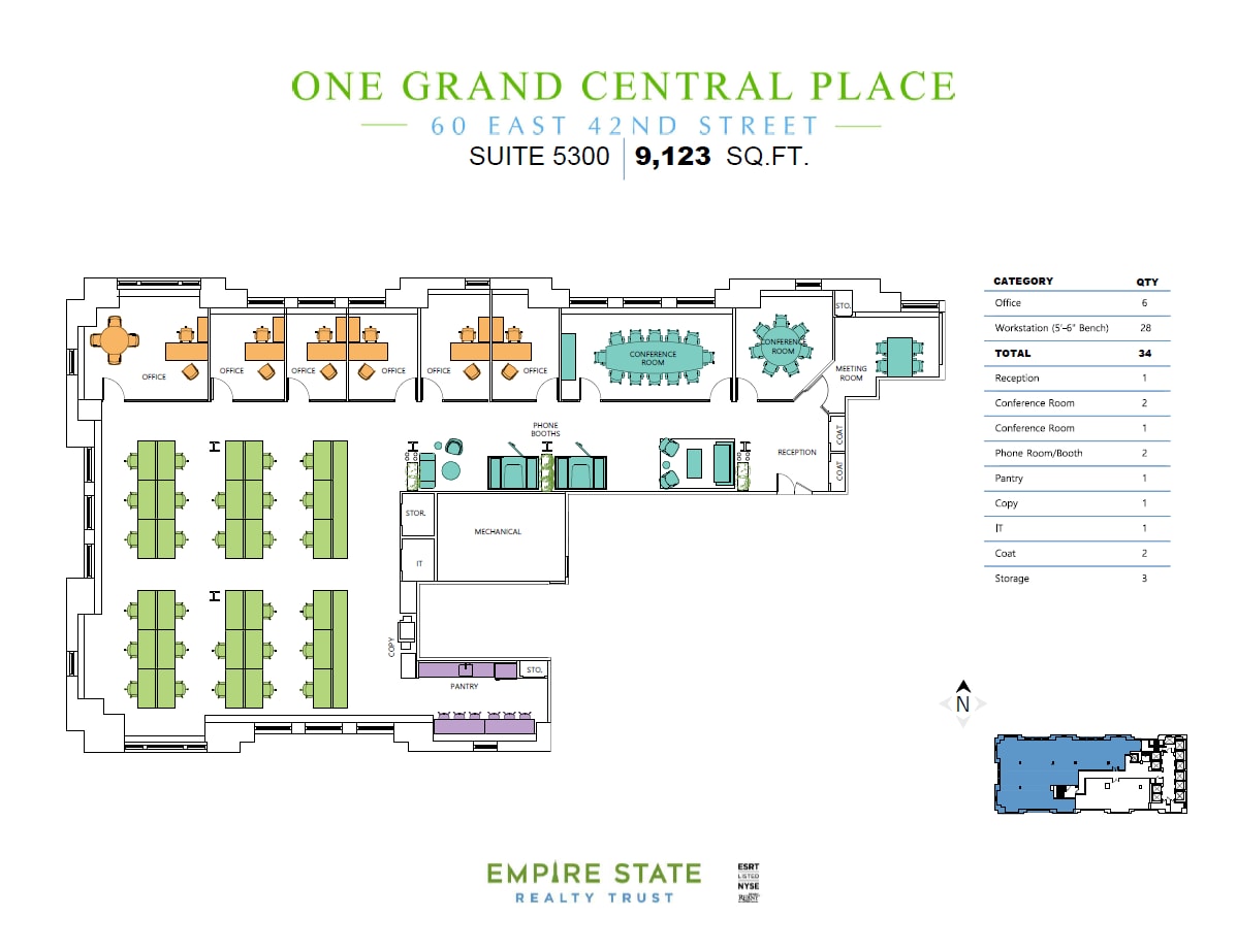 60 E 42nd St, New York, NY for lease Floor Plan- Image 1 of 13