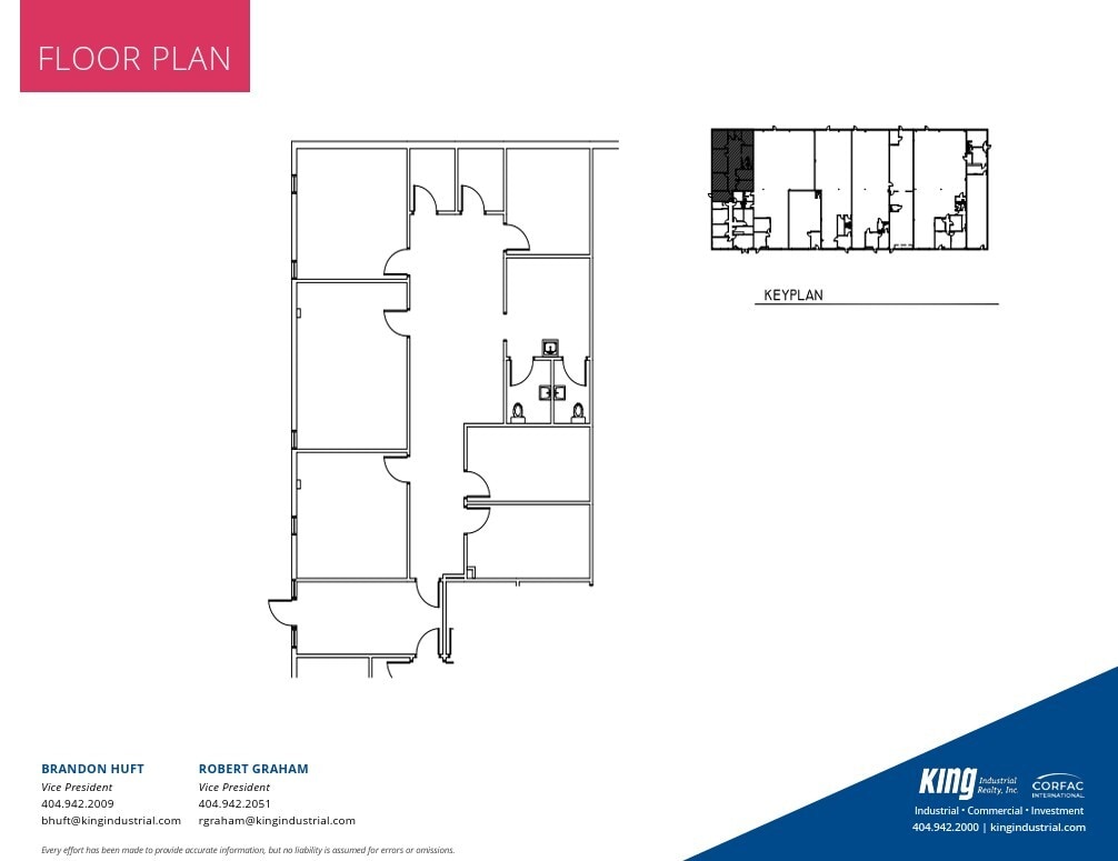 1830 Airport Industrial Park Dr, Marietta, GA à vendre Plan d’étage- Image 1 de 1