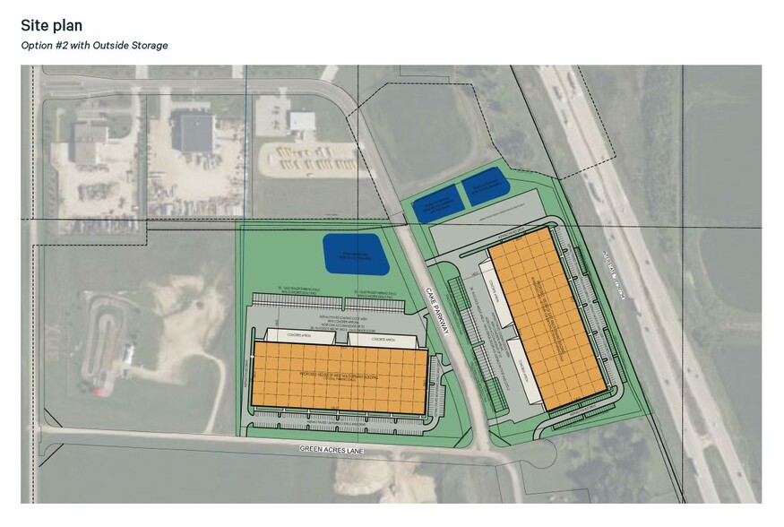 Lot 4 Cake Pky, Deforest, WI for lease - Site Plan - Image 2 of 4