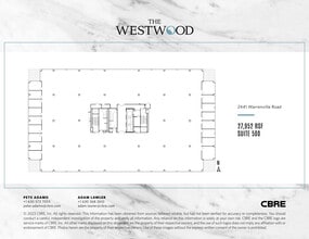 2441 Warrenville Rd, Lisle, IL for lease Floor Plan- Image 1 of 1