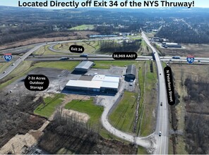 500 N Peterboro St, Canastota, NY for lease Aerial- Image 1 of 4