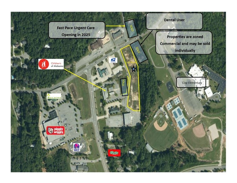 6745 Old Springville Rd, Clay, AL à vendre - Photo du bâtiment - Image 1 de 1