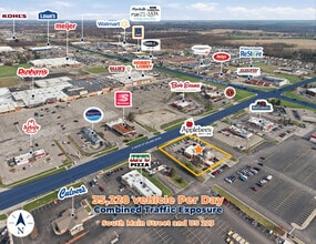 1396 S Main St, Adrian, MI - Aérien  Vue de la carte - Image1