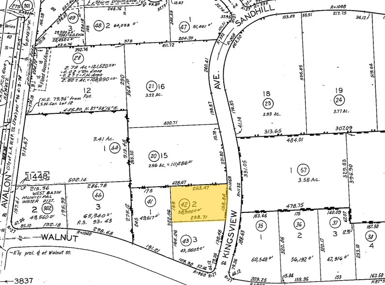 17129 S Kingsview Ave, Carson, CA à louer - Plan cadastral - Image 2 de 3