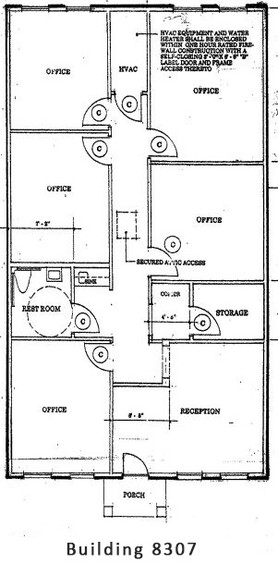 Bureau dans Douglasville, GA à vendre - Plan d’étage - Image 1 de 1