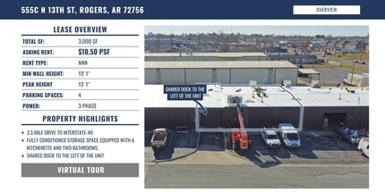 555 N 13th St, Rogers, AR for lease Other- Image 1 of 2