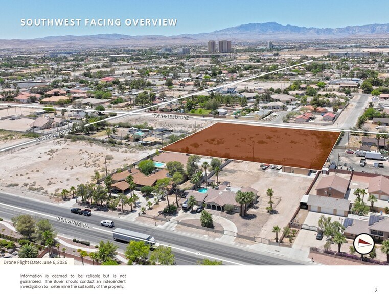 Fairfield Ave, Las Vegas, NV à vendre - Aérien - Image 2 de 6