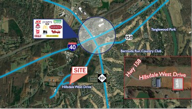 162 Hillsdale West Dr, Advance, NC - AÉRIEN  Vue de la carte